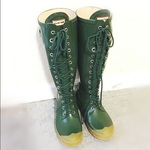 Hunter Lace Up Rainboots